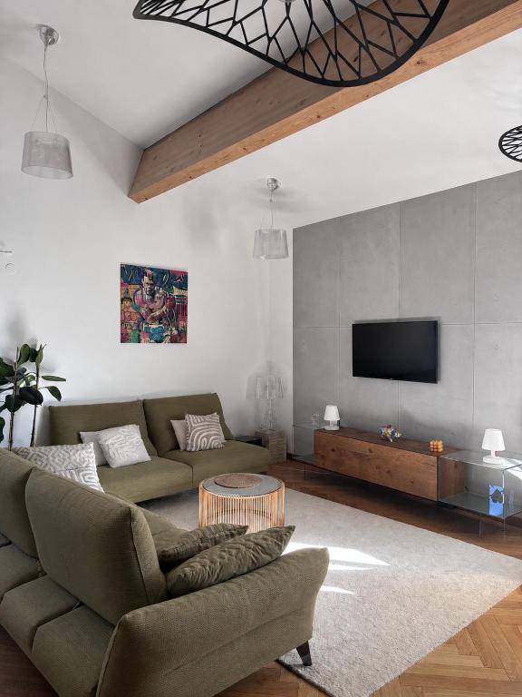 Loft tout confort 120m2 vue église, proche plages et commerces - 1