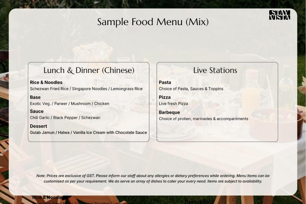 Food and beverages