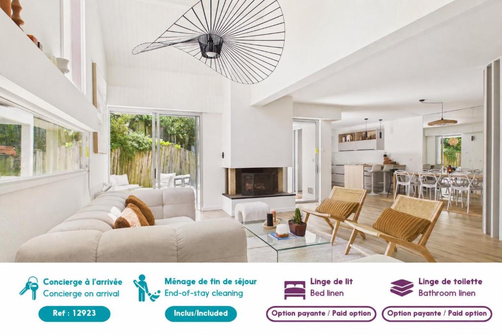 600 m de la plage, maison et jardin pour 8 - 3