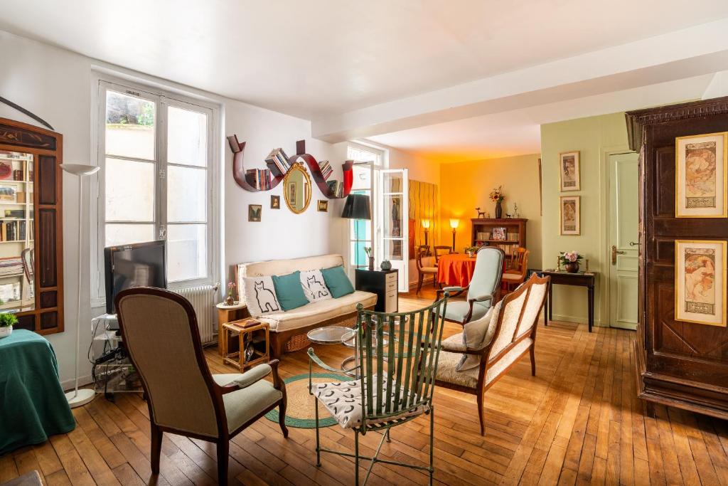 Vintage 2BD Apartment with Patio in Montmartre - 1