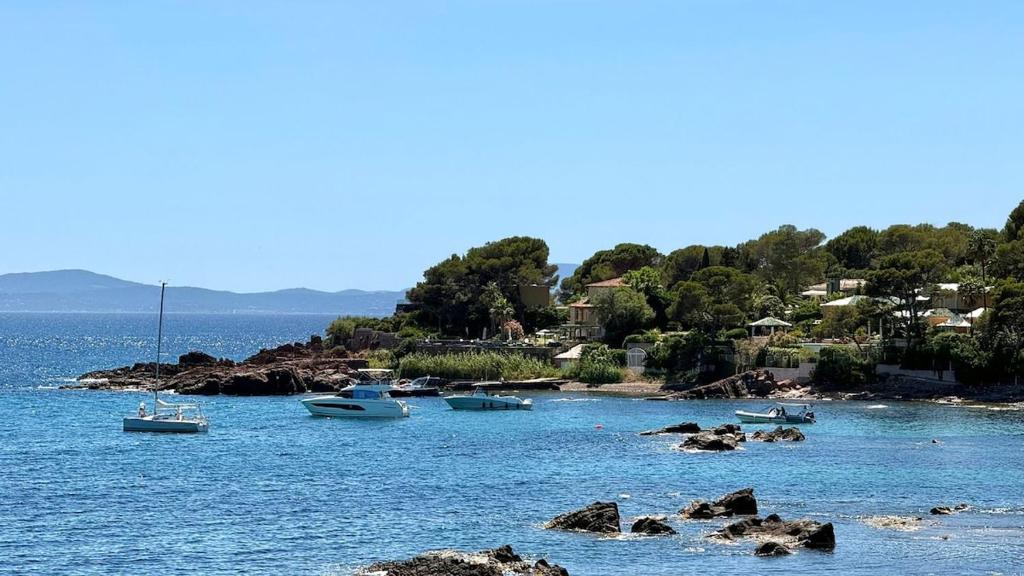Studio avec une vue panoramique sur la mer, balcon, parking, accès privé à la plage - 5