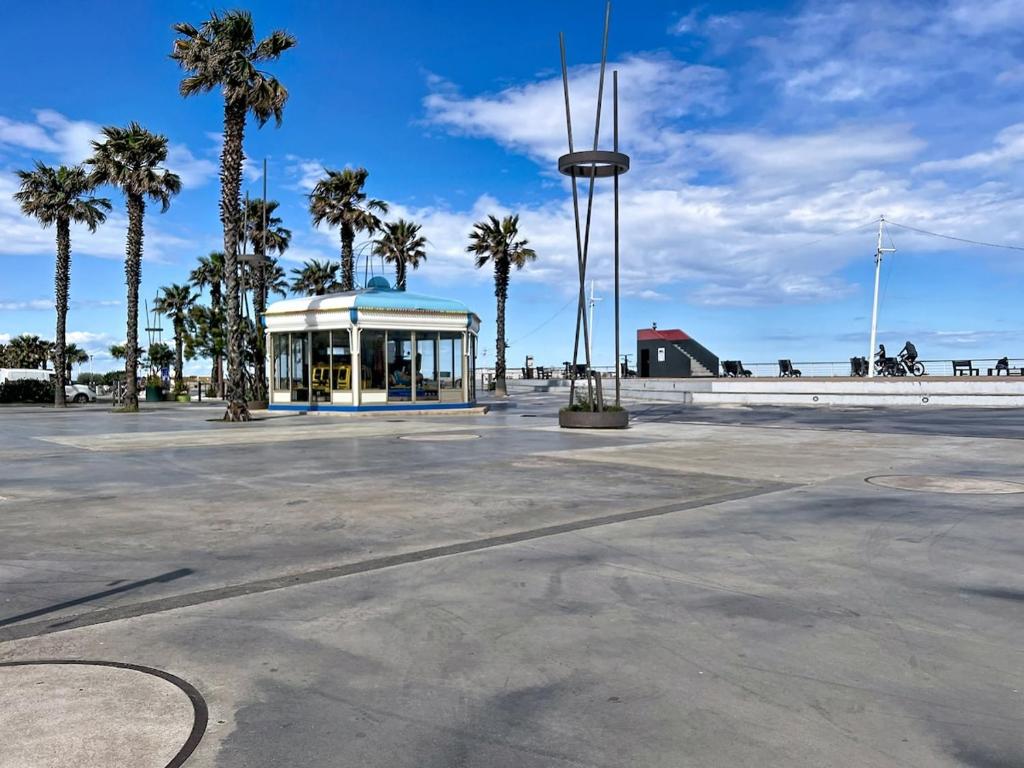 Studio vue mer, terrasse, parking gratuit, climatisation - 4
