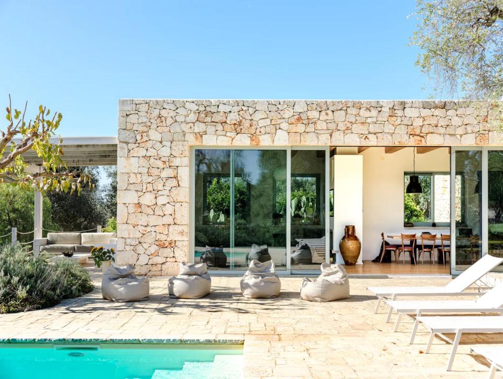 Magical trullo with panoramic view of ancient town - 3