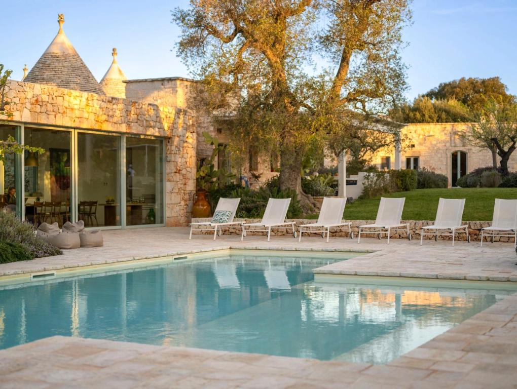 Magical trullo with panoramic view of ancient town - 2