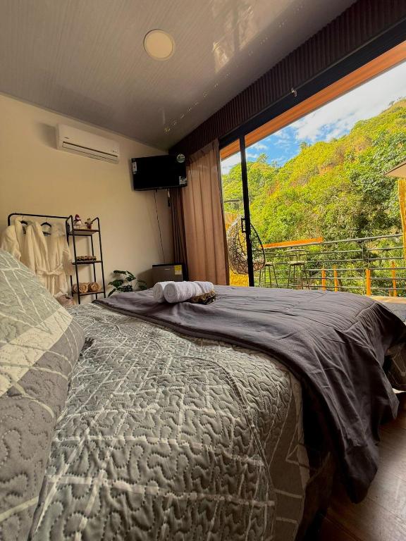 Glamping de lujo en Buga, jacuzzi-Río-Naturaleza-Piscina - 2