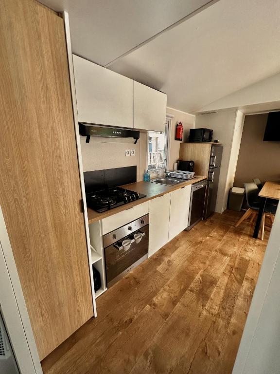 Mobil home camping 4 étoiles les Viviers 2 chambres - 4