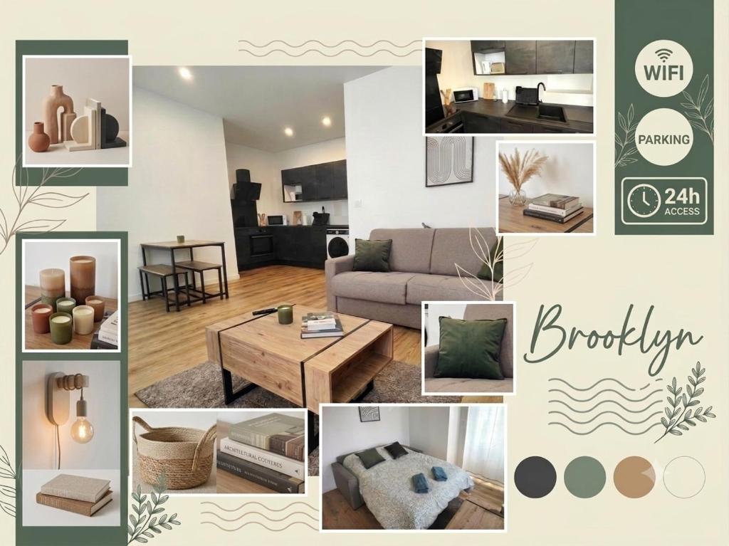 Brooklyn 4 personnes Max Parking Wifi - 1