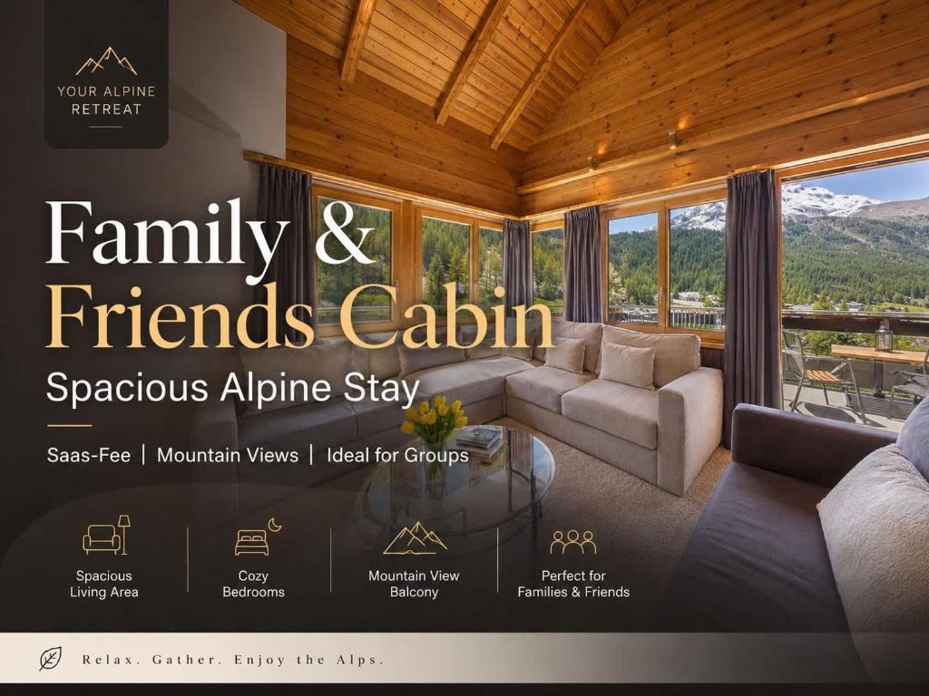Family & friends cabin in Saas-Fee - 1