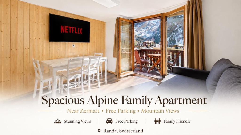 Spacious Alpine Family Apartment near Zermatt - 1