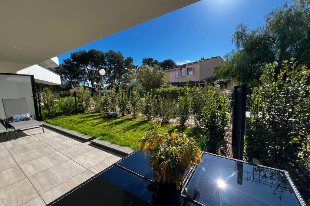 Villeneuve Loubet - Appartement en rez de jardin - 4 personnes - Piscine - 3