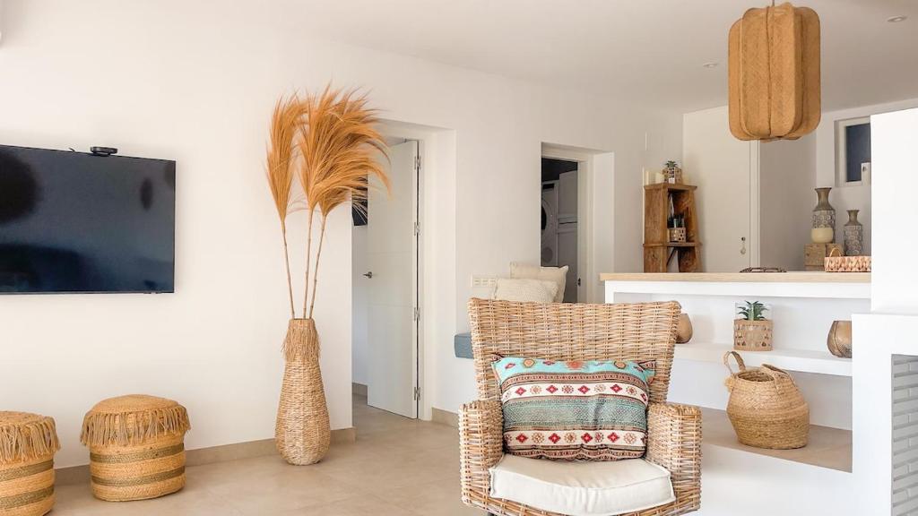 Golf Course views Ibiza style apartment - 1