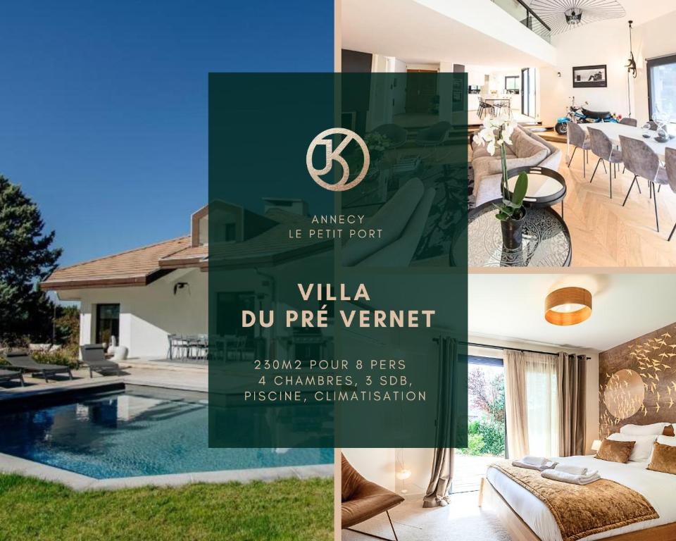 Villa du Pré Vernet - piscine, jardin, climatisation, proche lac - 1
