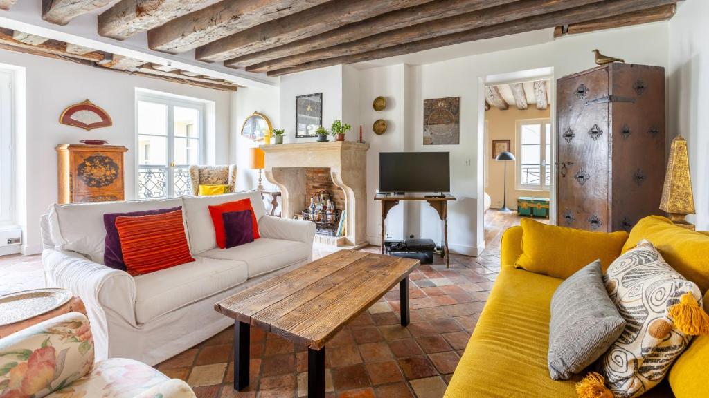 Marais Historique - Appt 110 m² au cœur du Marais - 1