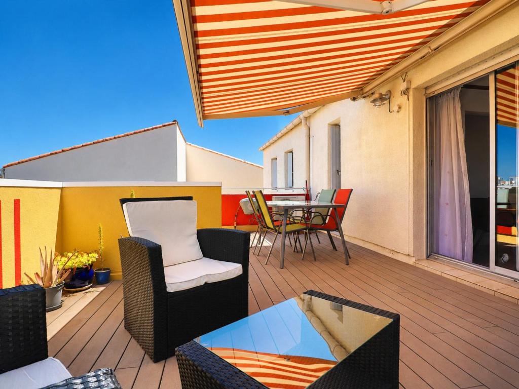 Spacieux T3, terrasse vue montagne - 6 pers. - FR-1-472-221 - 2