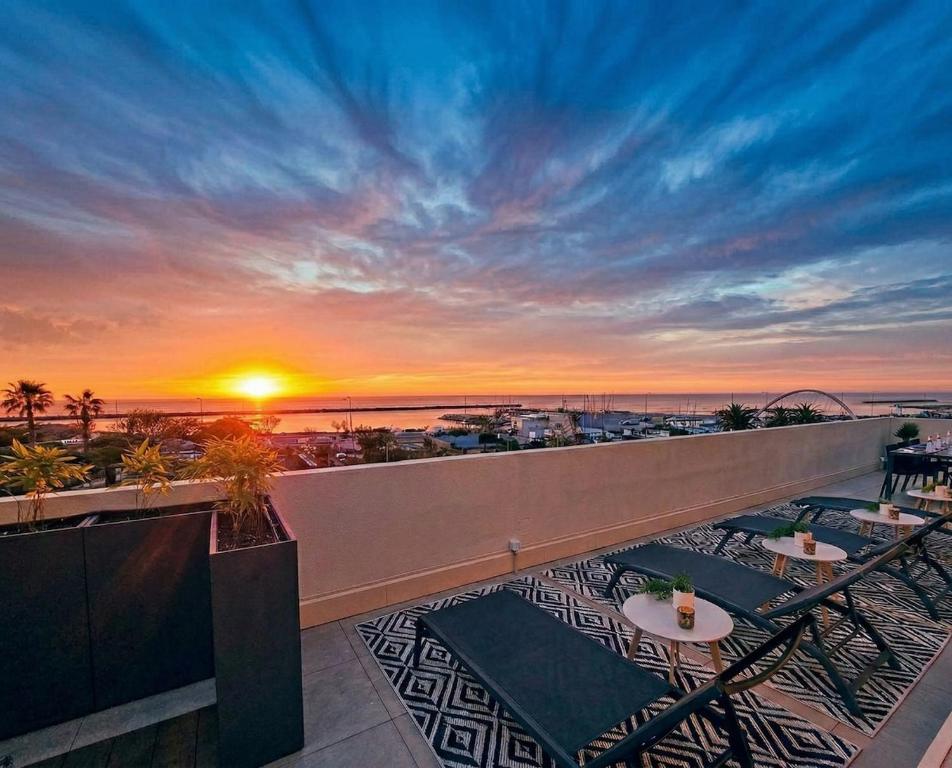 Face à La Mer, Superbe Roof TOP, Vue Mer Panoramique, Solarium, Clim - 1