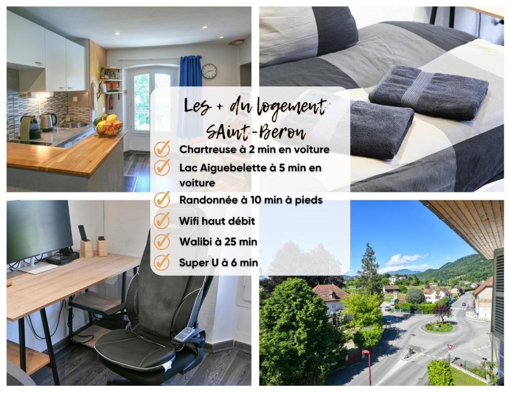 Appartement Cosy - Business & Détente - Lacs & Chartreuse - Proche A43 - 2