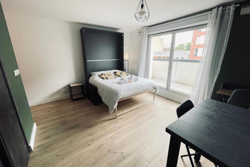 Studio avec balcon et Wifi à Toulouse - 5
