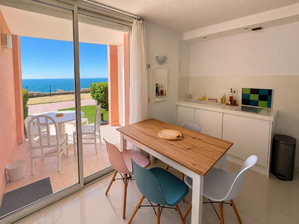 "472" Superbe studio Terrasse vue mer, WiFi, Parking - 2