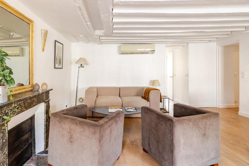 2 bedrooms with AC next to Odéon - 3