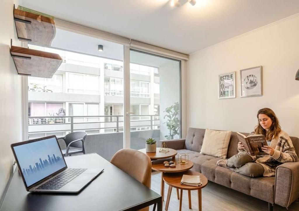 HOM I WiFi, AA, Gym, Lavanderia, Metro Parque Almagro - 2