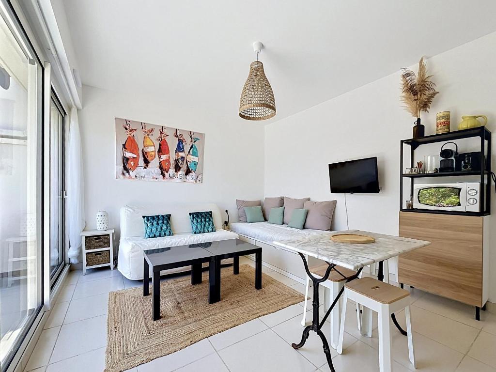 Studio avec terrasse et climatisation, proche plage - 5