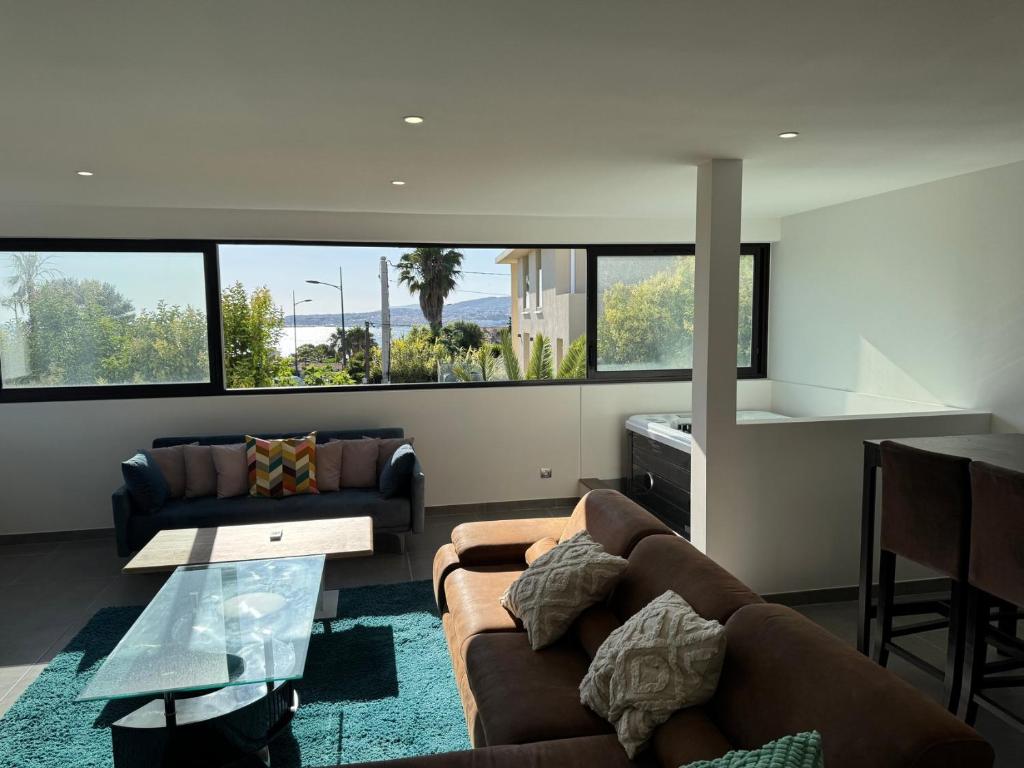 sanary/vue mer/plage/jacuzzi/3 chambres/parking - 5