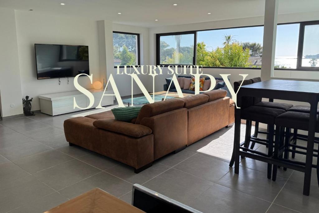 sanary/vue mer/plage/jacuzzi/3 chambres/parking - 1