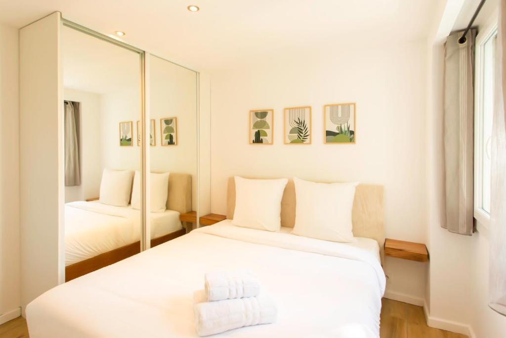 A4 Staywiz us-2P Au coeur de Juan les Pins 5min Mer - AC Balcon - 5