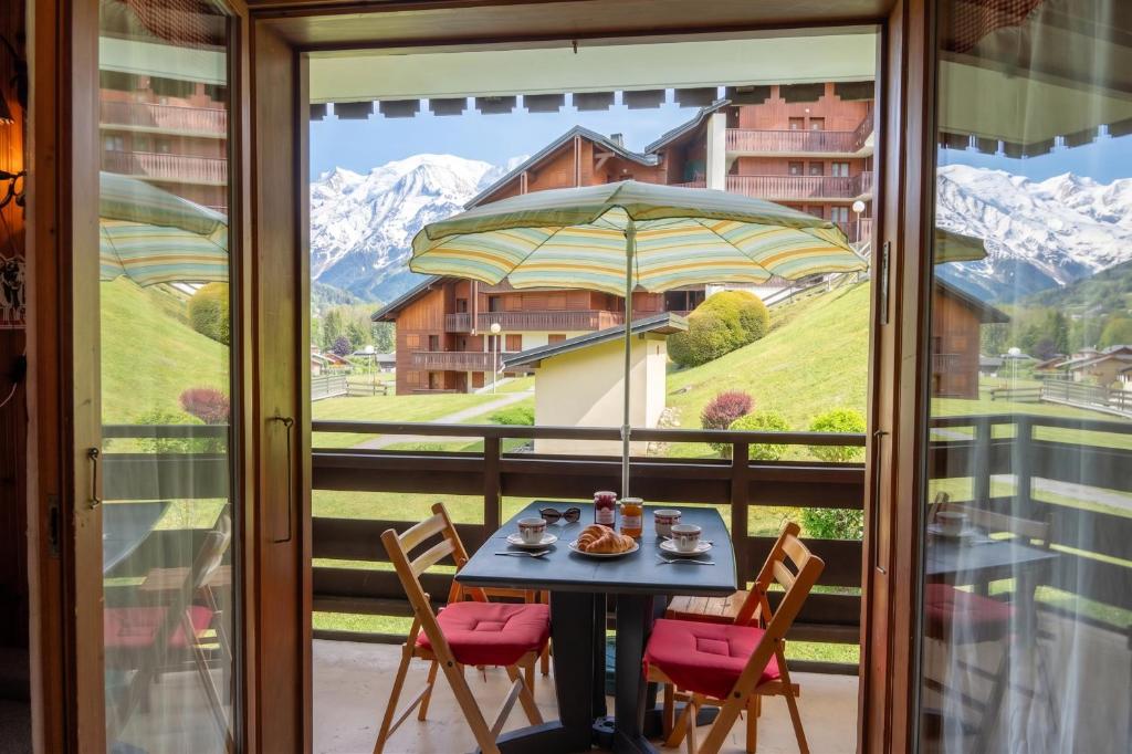Morillon Village Appartement 4 personnes vue montagne proche centre village et télécabine - 2