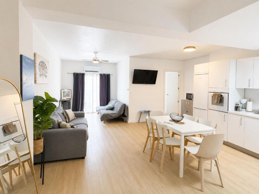 Luminoso Apartamento Premium en Valencia para Familias y Grupos - 3