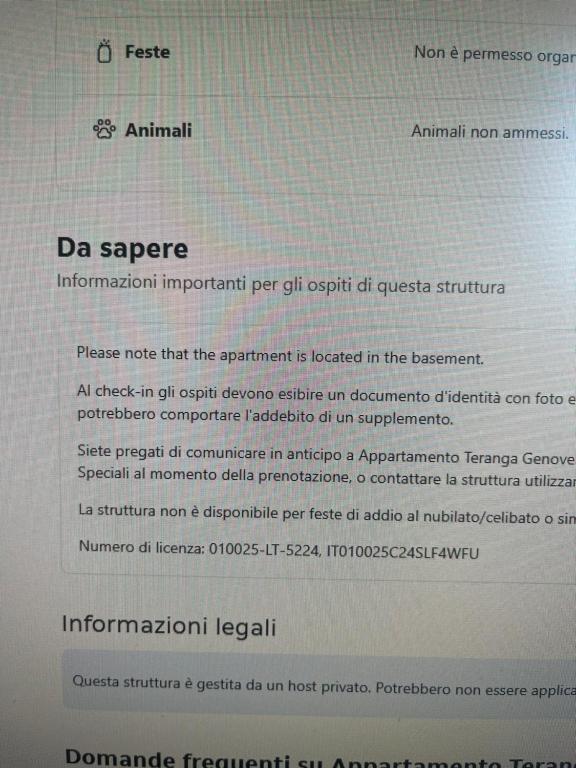 Appartamento Teranga Genovese - 2
