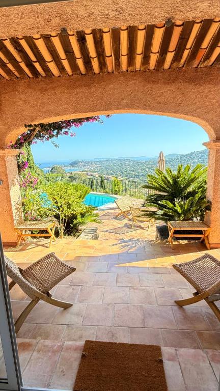Villa les santons vue panoramique mer Golfe de Saint Tropez 4 étoiles - 3