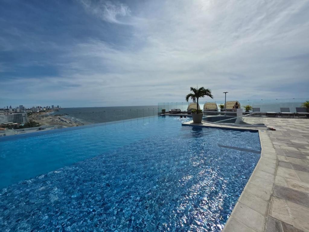 Cartagena Colombia 2hab 3bñ piscina jacuzzi parking playa morros - 3