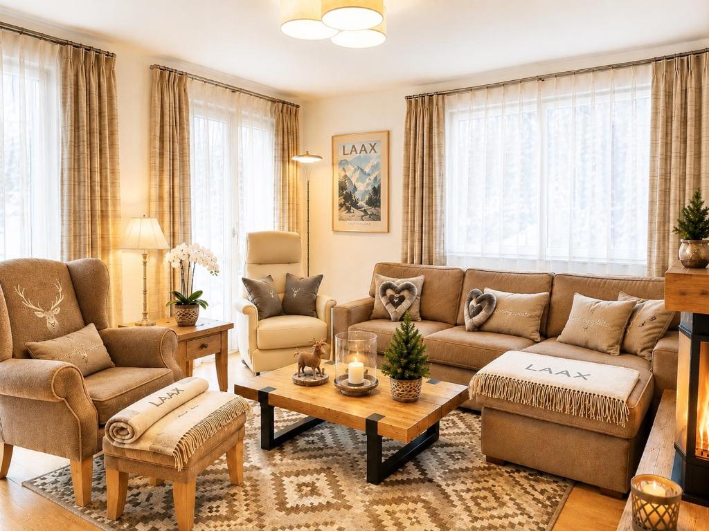 Laax Cozy Apartment - Ski Bus - Fireplace - 3