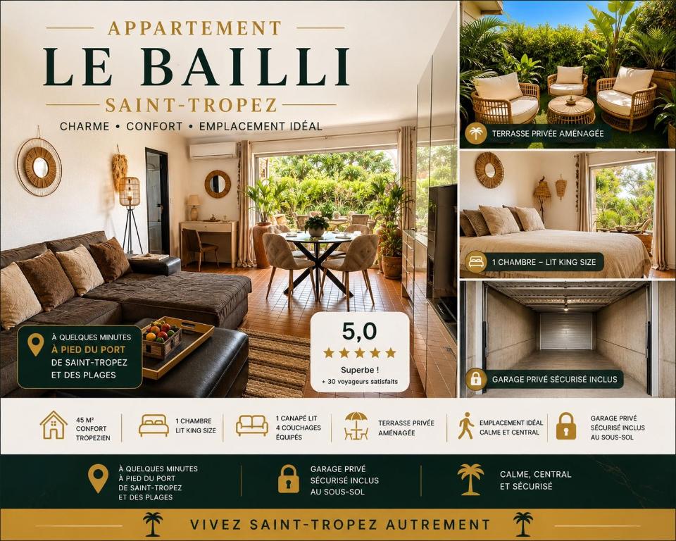 Saint Tropez centre parking et jardin privé inclus - 3