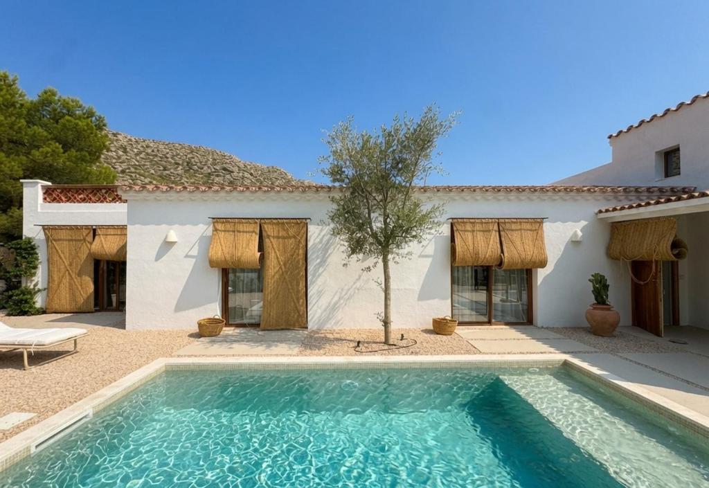 New Mediterranean Villa with heated pool - 1