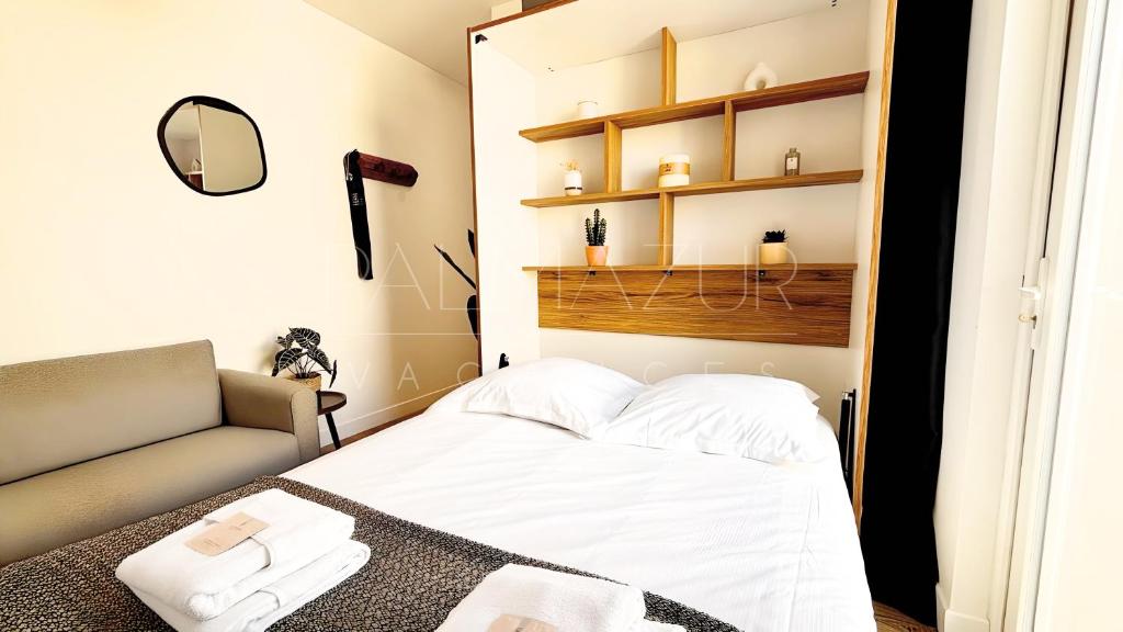Proche gare, 5 min Plage du Midi, Studio, Terrasse - Palmazur Vacances - 5