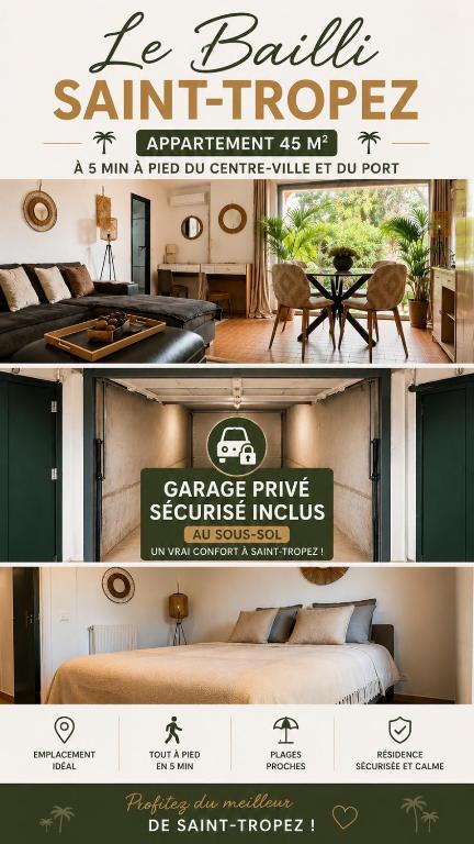 Saint Tropez centre parking et jardin privé inclus - 1