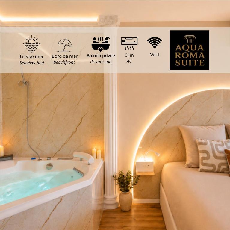 Aqua Roma Suite - Balnéo privée - Jardin vue mer - 1