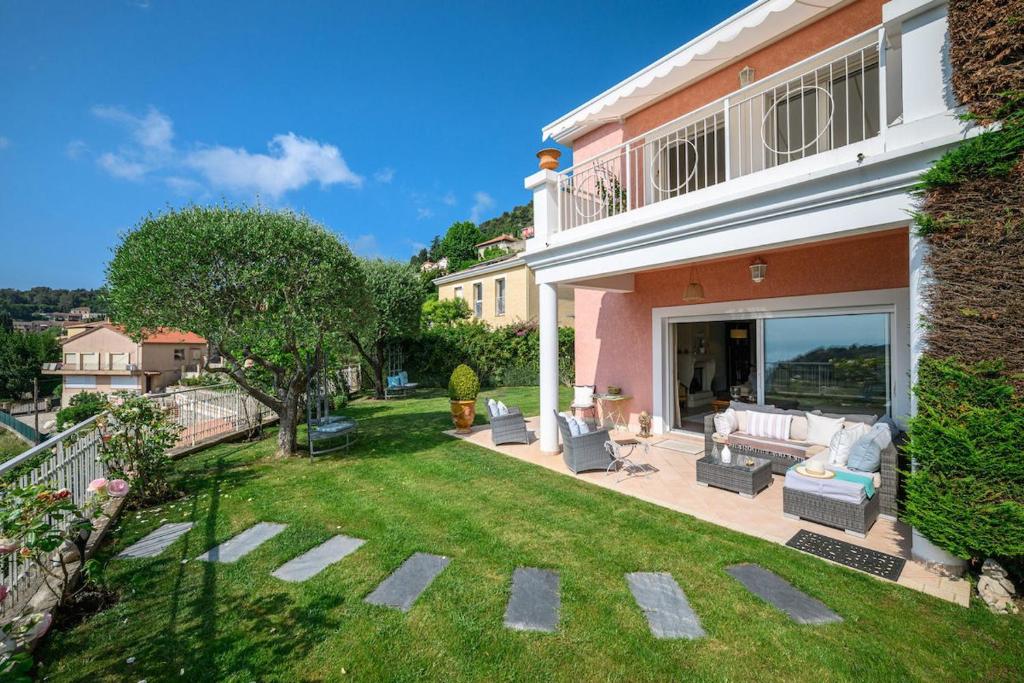 LA VILLA JULIA Vue Mer Jardin Parking Privé Proche Monaco - 1