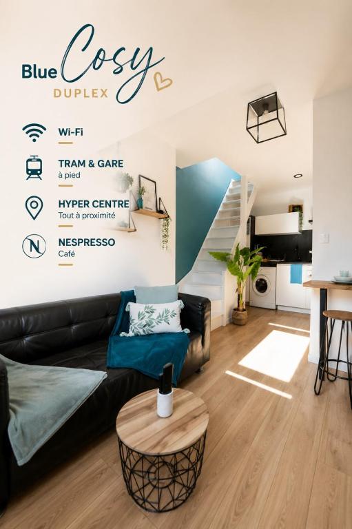 Duplex Cosy & Lumineux, Tram, Hyper-Centre, Netflix - 1