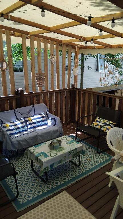 Mobil home 3ch, clim, bord de mer - 3