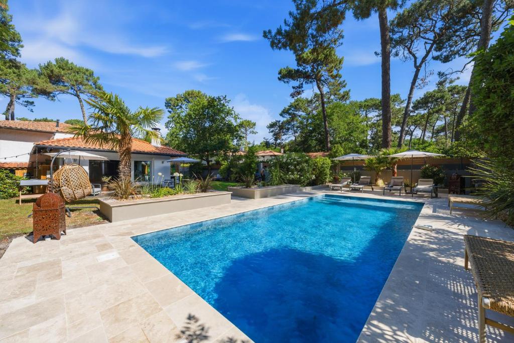 Villa esprit lodge au Pyla-sur-Mer avec piscine, 150m plage - 4