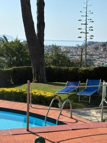 Rappallina Bilocale vista mare con piscina - 5