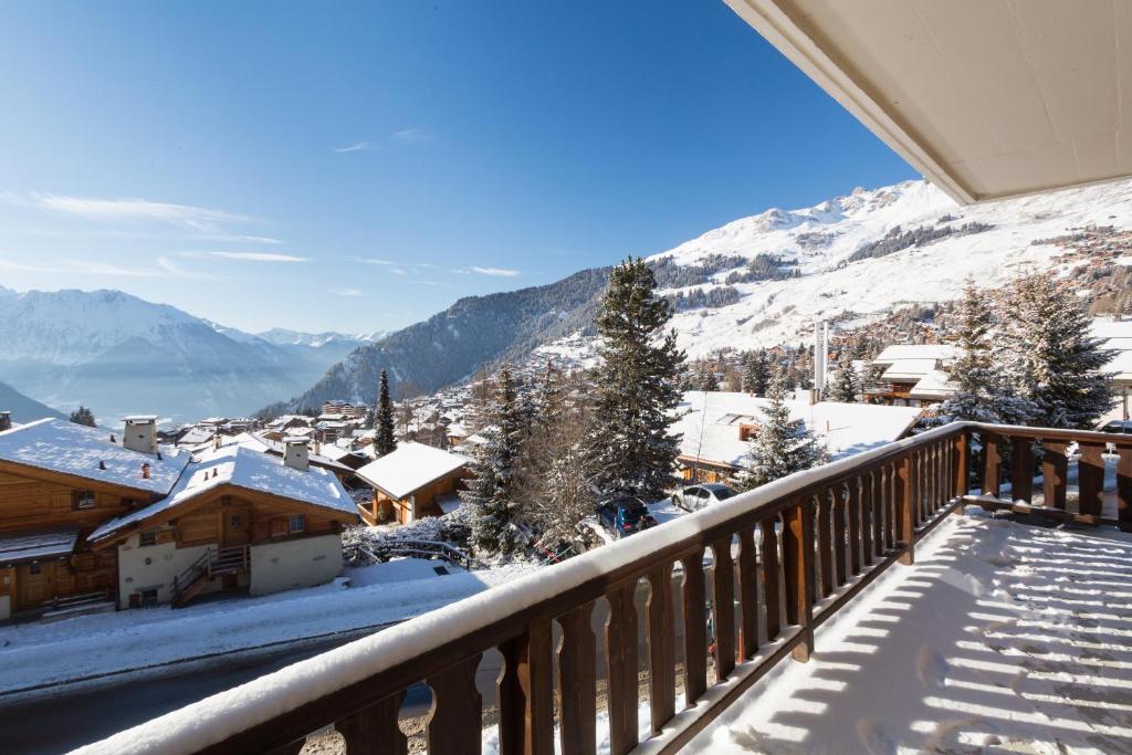 Balcony/terrace, Apartments Roxes in Bagnes