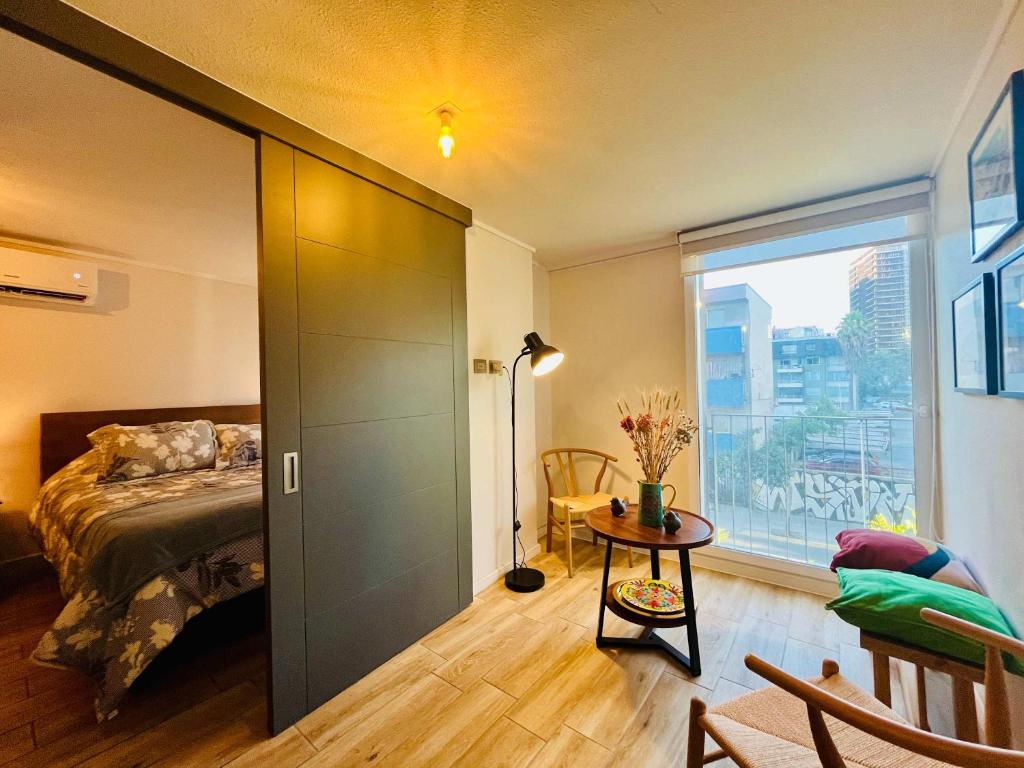 Modern Studio in Downtown Santiago Parking AC Gym - 4