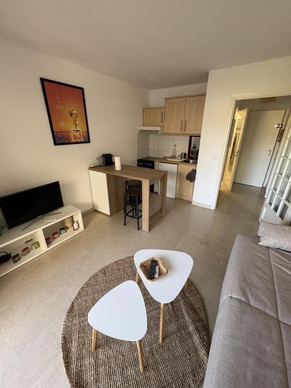 Studio with balcony, pool and clim close to Cannes - 3