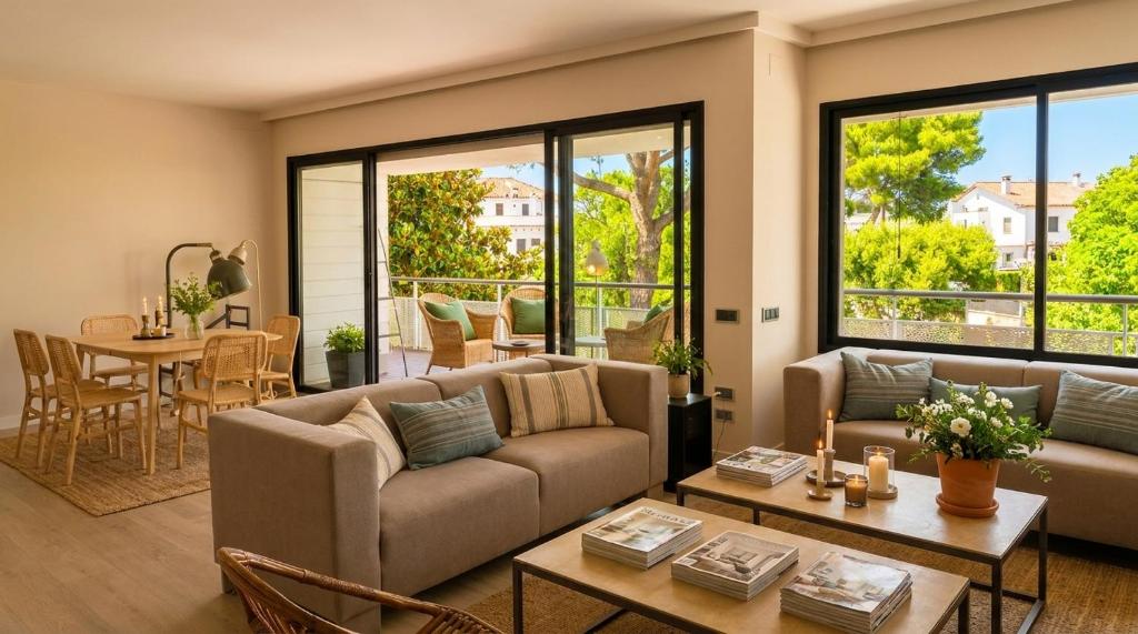El Refugio Apartment 300 meters from the beach Pool Full actualized Design Garden Renewed on June 26 - 4