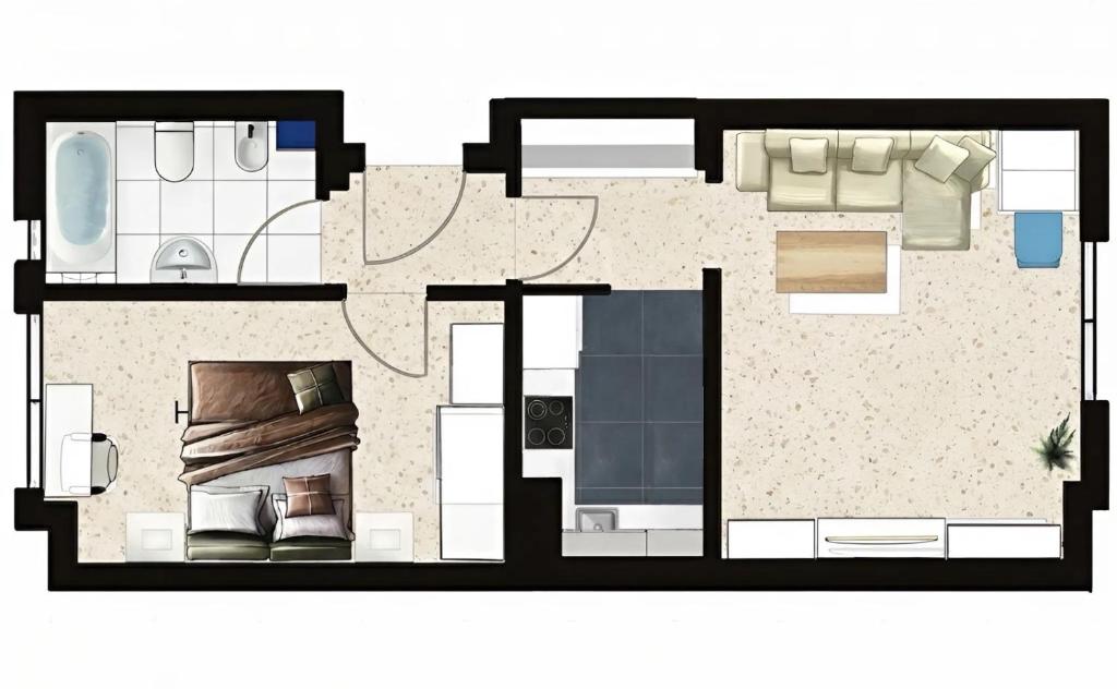 Céntrico Apartamento Santa Justa - 3