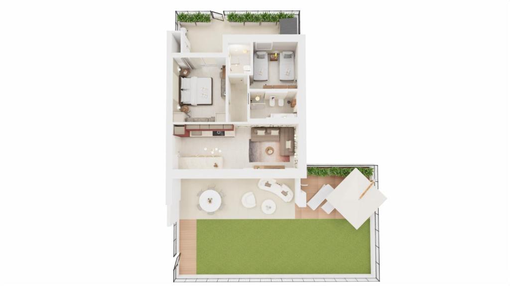 Marlin White Apartment - 2